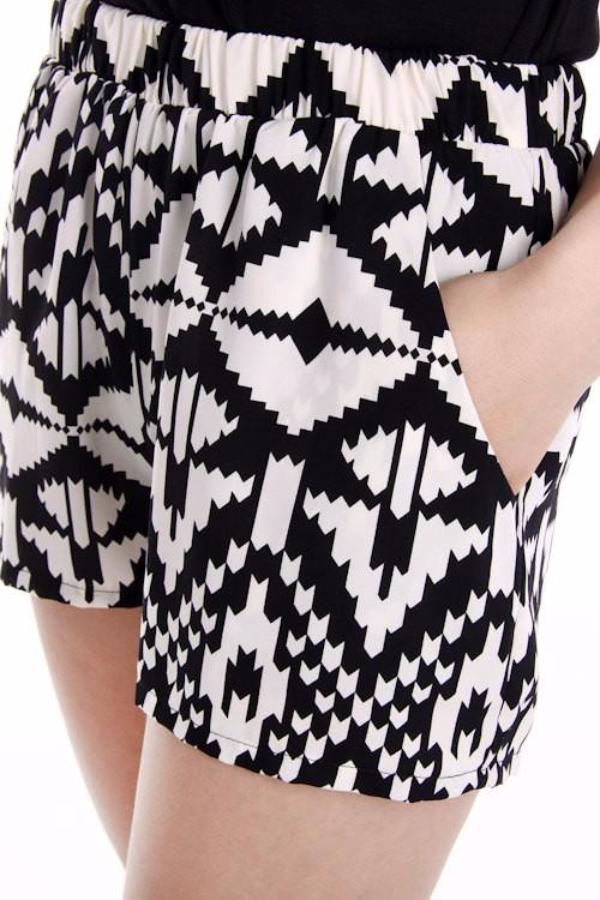 Aztec Print Summer Shorts - Bean Concept - Etsy