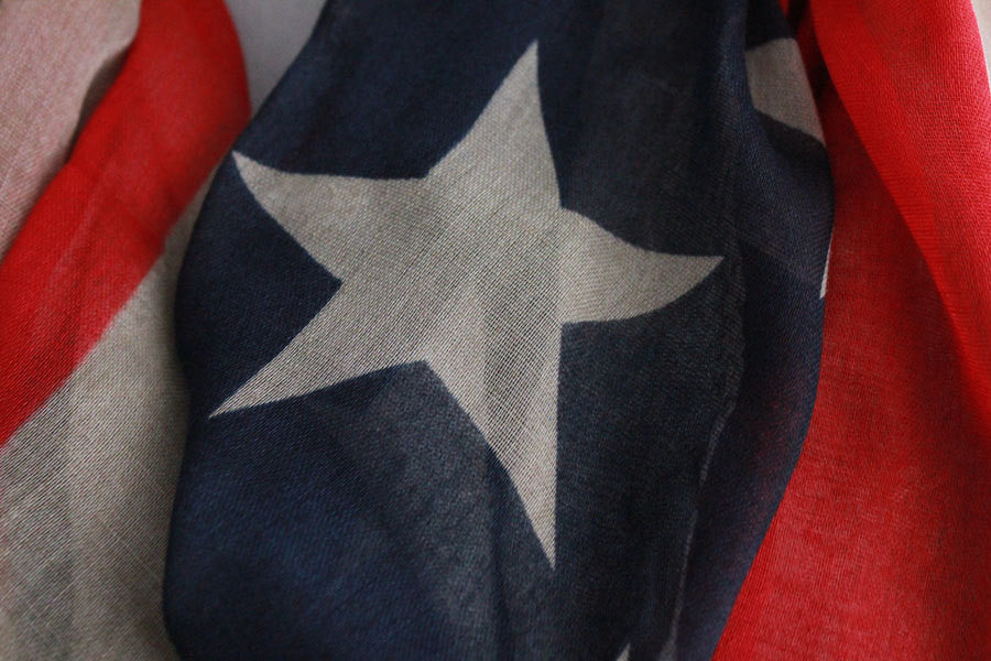 American Flag Infinity Scarf - Bean Concept - Etsy