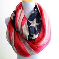 American Flag Infinity Scarf - Bean Concept - Etsy