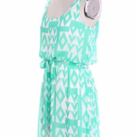 Mint Aztec Short Dress - Bean Concept - Etsy