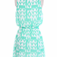Mint Aztec Short Dress - Bean Concept - Etsy