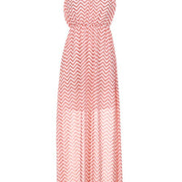 Strapless Chevron Maxi Dress - Bean Concept - Etsy