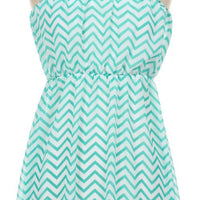 Strapless Chevron Maxi Dress - Bean Concept - Etsy