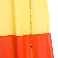 Strapless Colorblock Maxi Dress - Bean Concept - Etsy