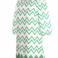 Black Chevron Blouse Dress - Bean Concept - Etsy