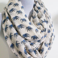 White Elephant Infinity Scarf - Bean Concept - Etsy