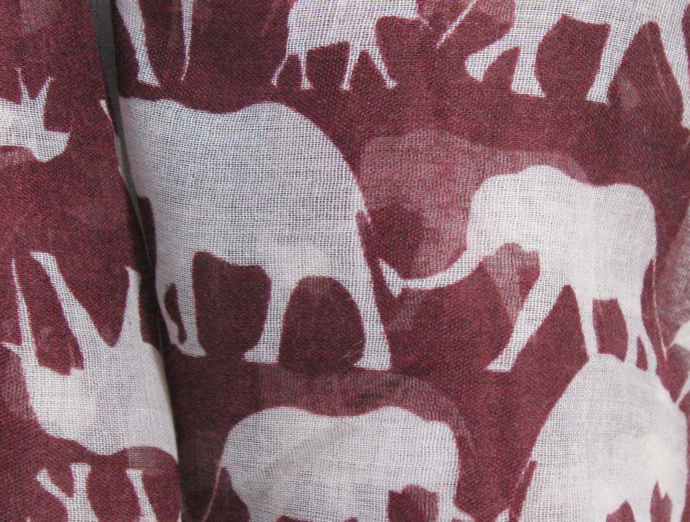 Red Elephant Scarf - Bean Concept - Etsy