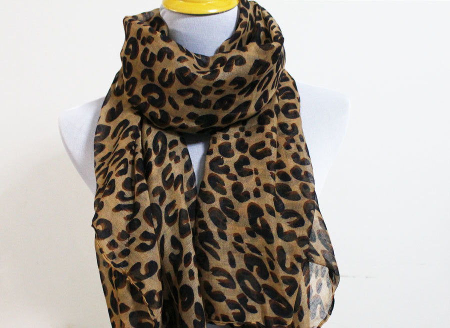Leopard Scarf - Bean Concept - Etsy