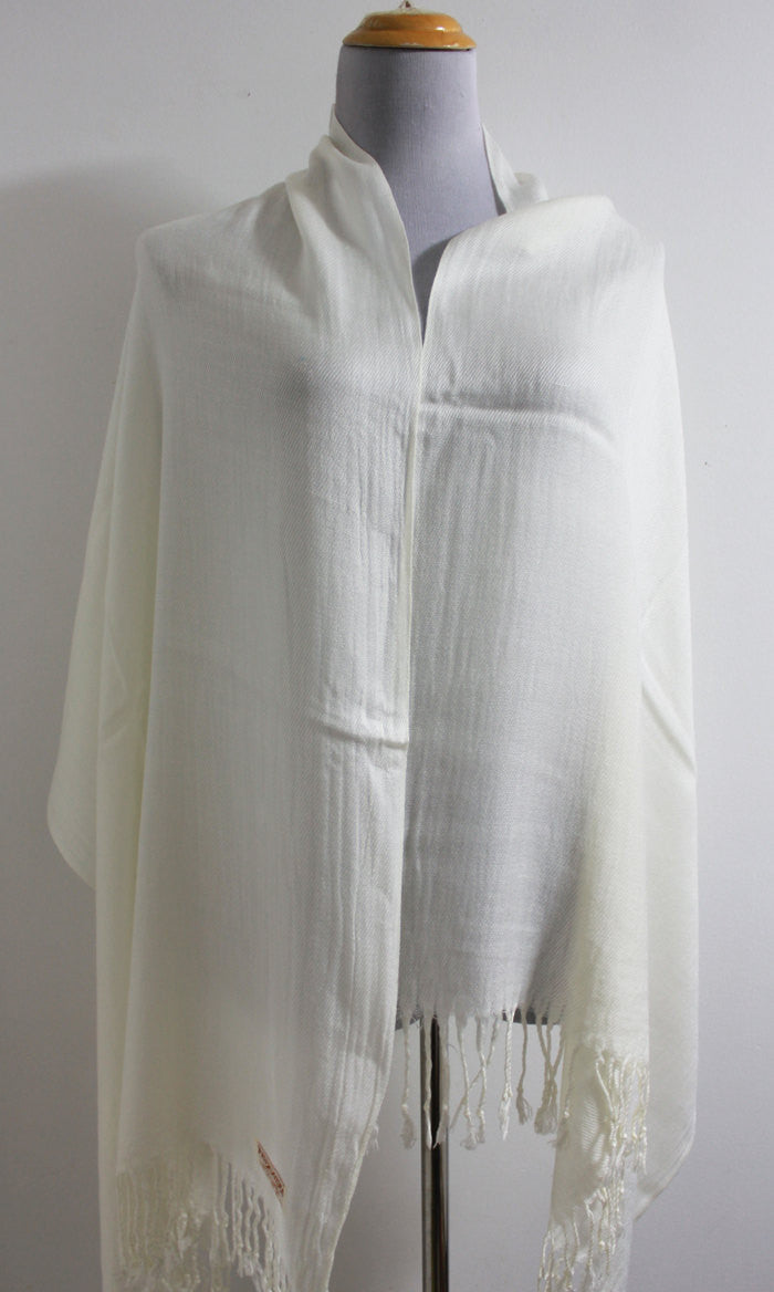Ivory Pashmina Scarf - Bean Concept - Etsy