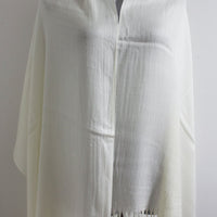 Ivory Pashmina Scarf - Bean Concept - Etsy