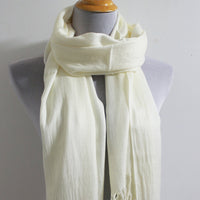 Ivory Pashmina Scarf - Bean Concept - Etsy