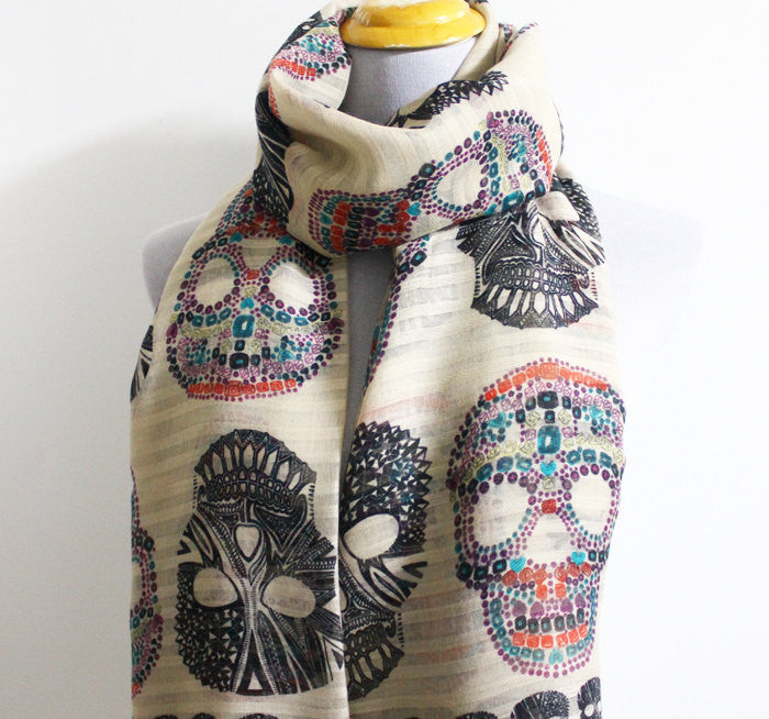 Skull Scarf - Bean Concept - Etsy