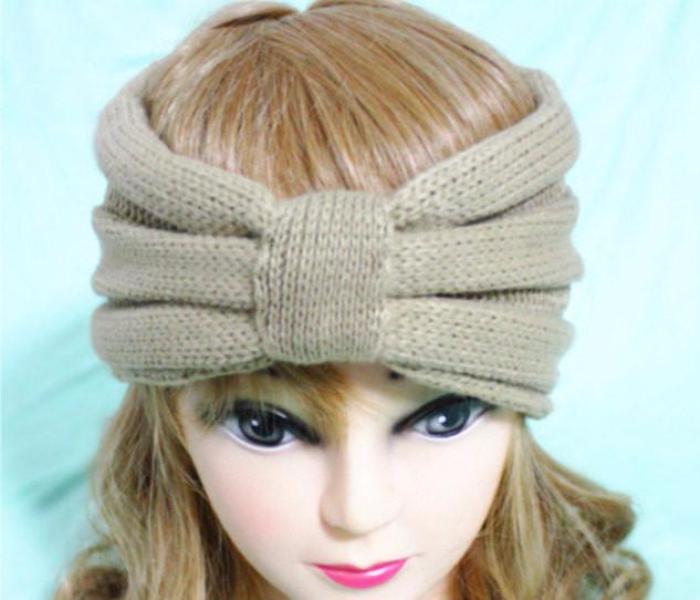 Wheat Knitted Headband - Bean Concept - Etsy