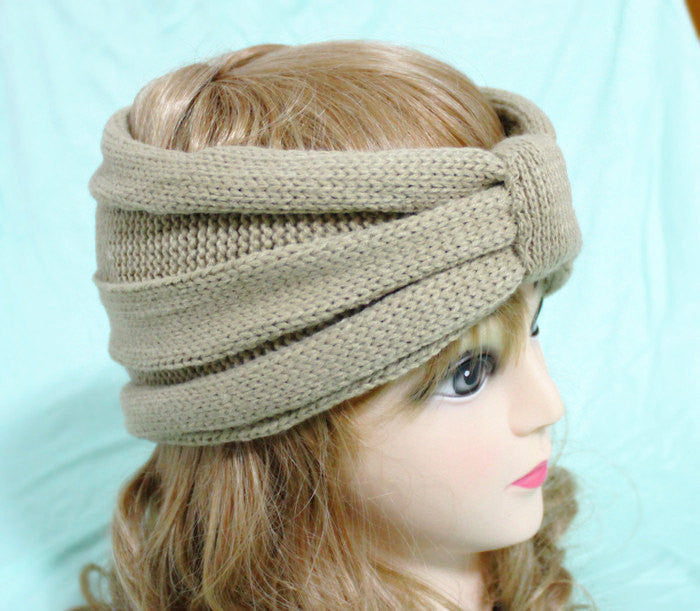 Wheat Knitted Headband - Bean Concept - Etsy