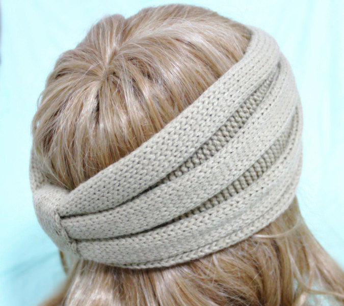 Wheat Knitted Headband - Bean Concept - Etsy