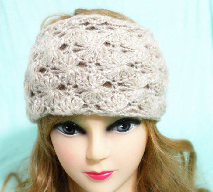 Wheat Knitted Headband - Bean Concept - Etsy