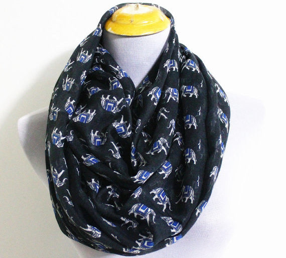 White Elephant Infinity Scarf - Bean Concept - Etsy
