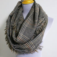 Plaid Blanket Scarf - Bean Concept - Etsy