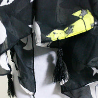 Ultra Large Cat Chiffon Infinity Scarf - Bean Concept - Etsy