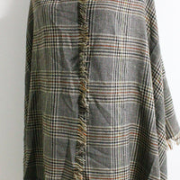 Plaid Blanket Scarf - Bean Concept - Etsy