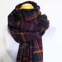 Plaid Blanket Scarf - Bean Concept - Etsy