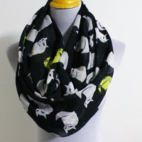 Ultra Large Cat Chiffon Infinity Scarf - Bean Concept - Etsy