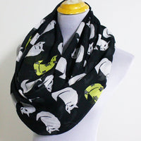 Ultra Large Cat Chiffon Infinity Scarf - Bean Concept - Etsy