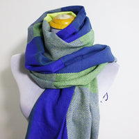 Plaid Blanket Scarf - Bean Concept - Etsy