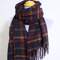 Plaid Blanket Scarf - Bean Concept - Etsy