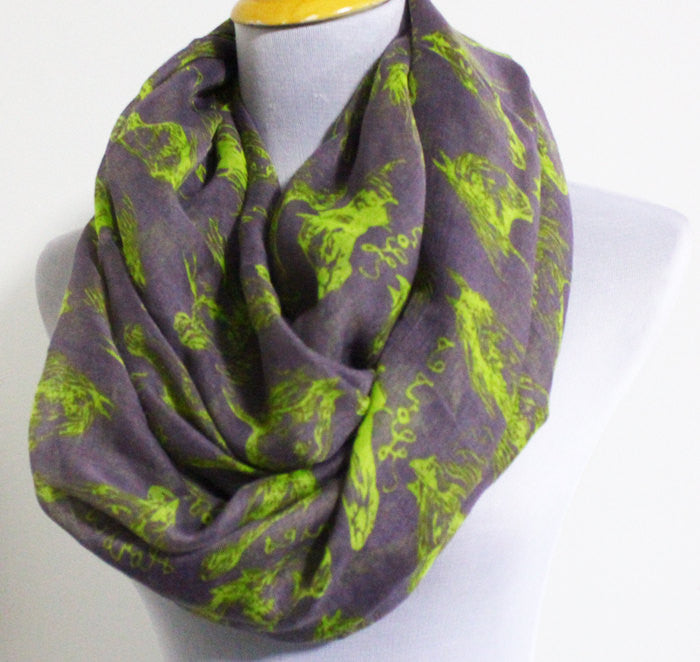 Horse Infinity Scarf - Bean Concept - Etsy