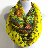 Yellow Floral Scarf - Bean Concept - Etsy