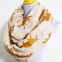 Beige Fox Scarf - Bean Concept - Etsy