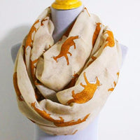 Beige Fox Scarf - Bean Concept - Etsy