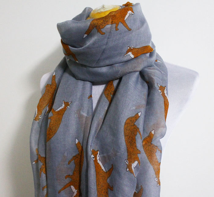 Fox Infinity Scarf - Bean Concept - Etsy