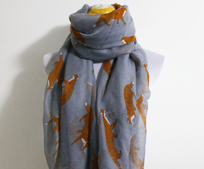 Fox Infinity Scarf - Bean Concept - Etsy