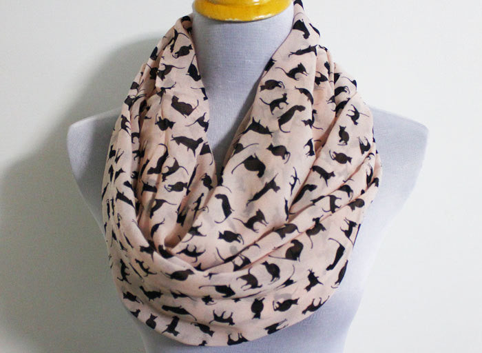 Pink Cat Scarf - Bean Concept - Etsy