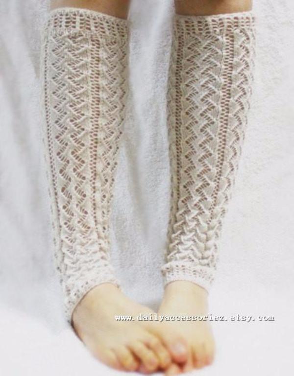Black Knitted Leg Warmers - Bean Concept - Etsy