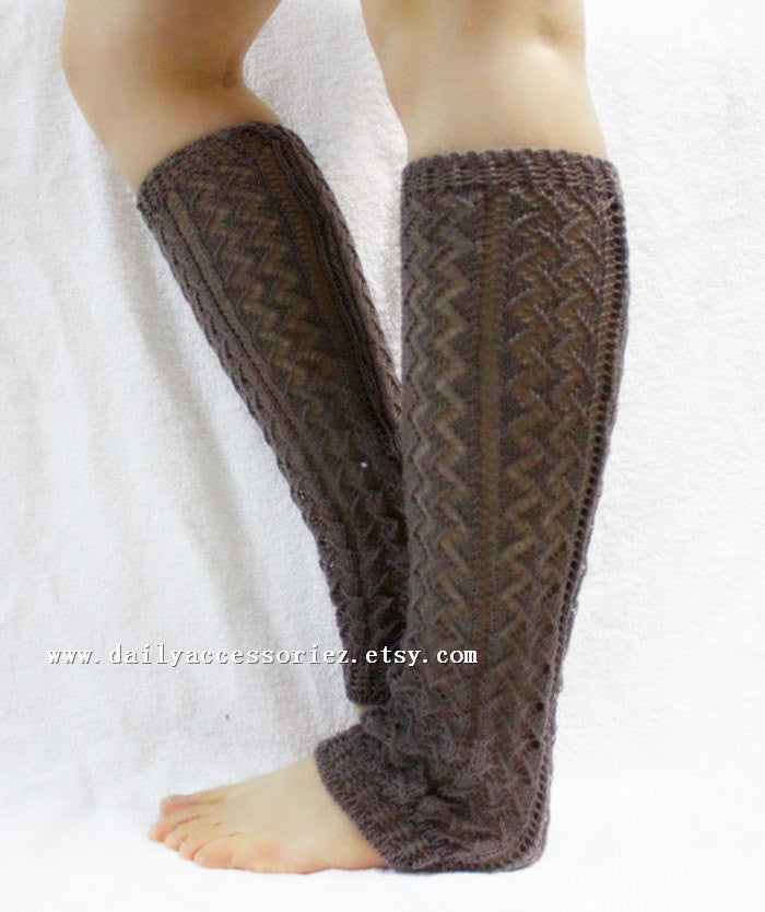 Wheat Knitted Leg Warmers - Bean Concept - Etsy