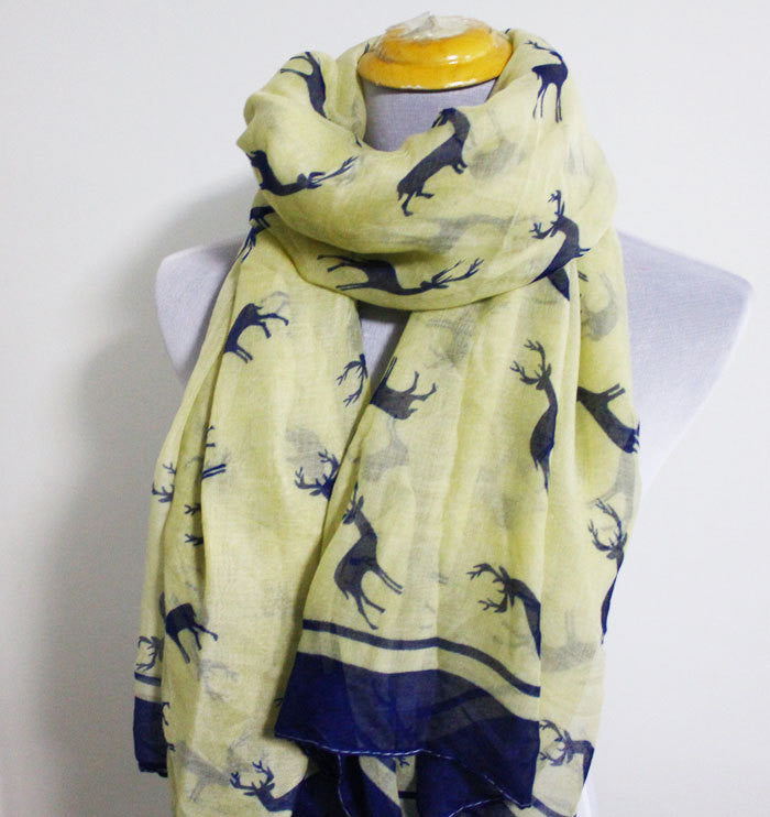 Beige Deer Infinity Scarf - Bean Concept - Etsy
