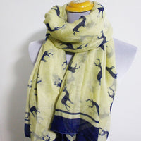 Beige Deer Infinity Scarf - Bean Concept - Etsy