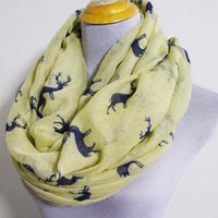 Beige Deer Infinity Scarf - Bean Concept - Etsy
