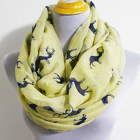 Beige Deer Infinity Scarf - Bean Concept - Etsy