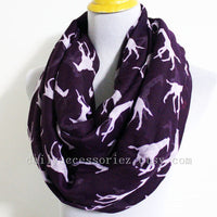Purple Giraffe Scarf - Bean Concept - Etsy
