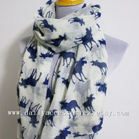 Beige Moose Infinity Scarf - Bean Concept - Etsy