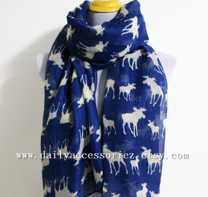 Moose Scarf - Bean Concept - Etsy