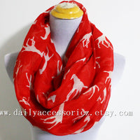 Red Giraffe Scarf - Bean Concept - Etsy