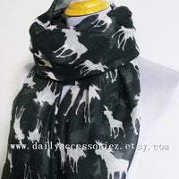 Moose Scarf - Bean Concept - Etsy