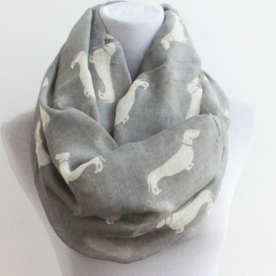 Dachshunds Dog Scarf Infinity Scarf - Bean Concept - Etsy