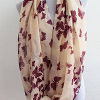 Butterfly Cozy Infinity Scarf - Bean Concept - Etsy