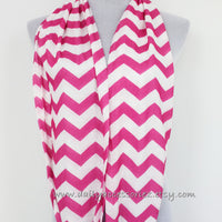 Red Chevron Scarf - Bean Concept - Etsy
